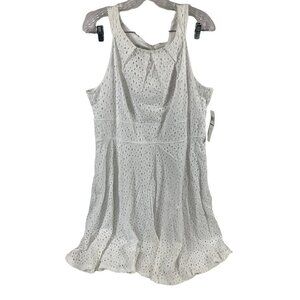 London Style Collection Women's White Dress